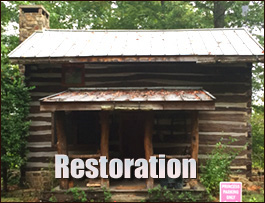 Historic Log Cabin Restoration  Screven County, Georgia